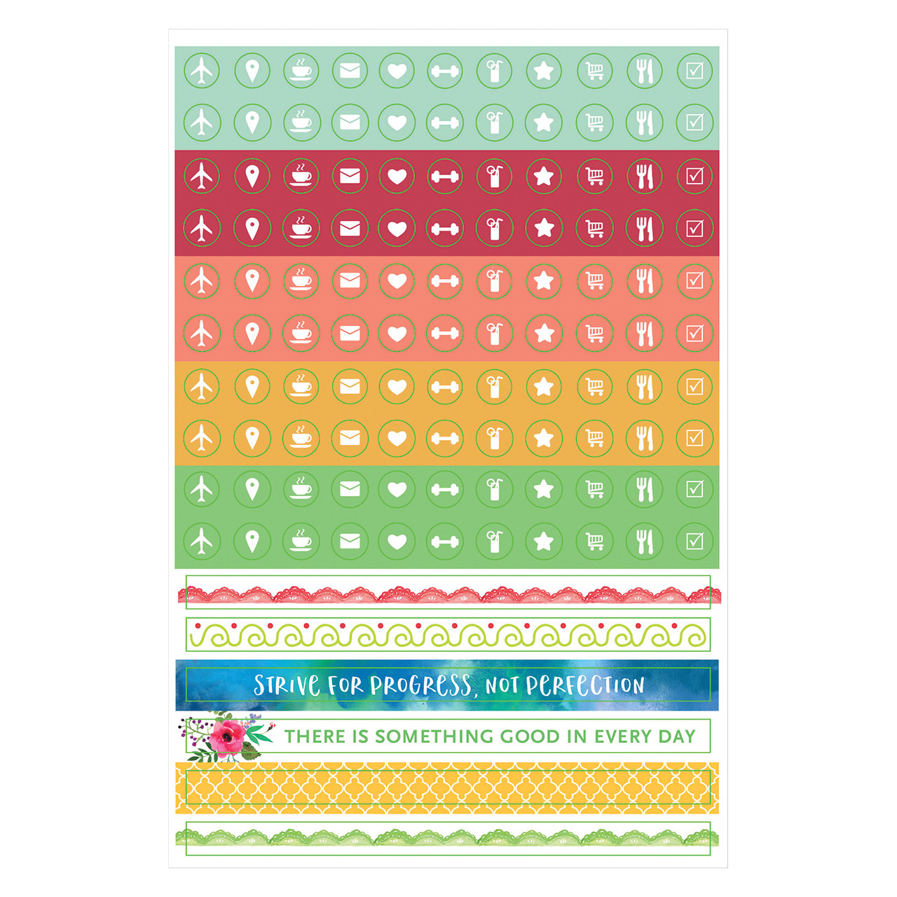 Foil weekly kit BUNDLE - Happy Planner BIG stickers (F-110) – Jump