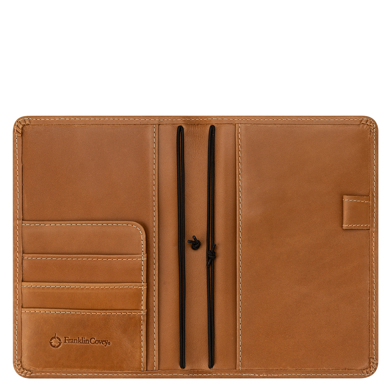 Travelers Leather Elastic Cover - Franklin Planner