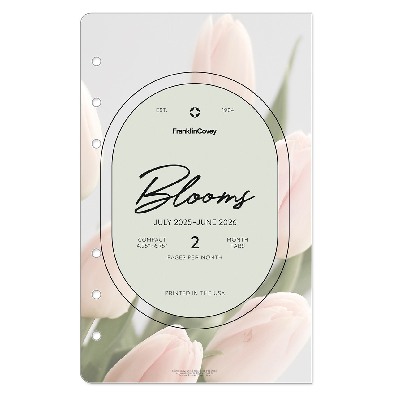 2026 Blooms Two-Page Monthly Planner Tabs | Franklin Planner