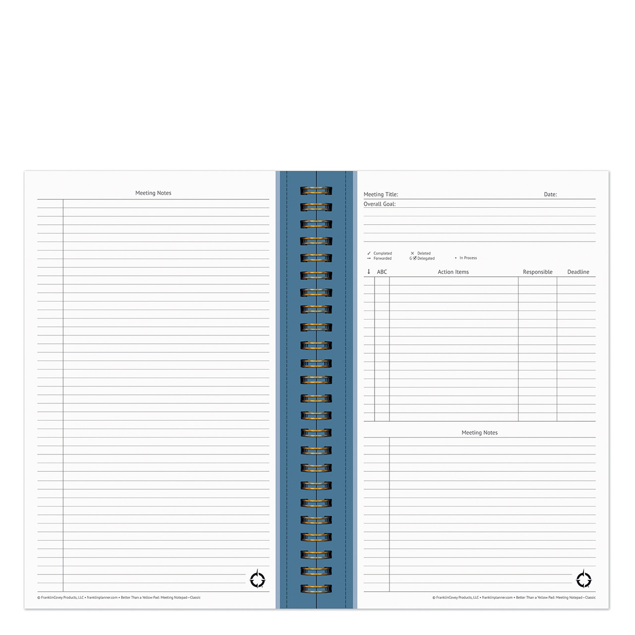 Better Than a Yellow Pad - Meeting Notes - Franklin Planner