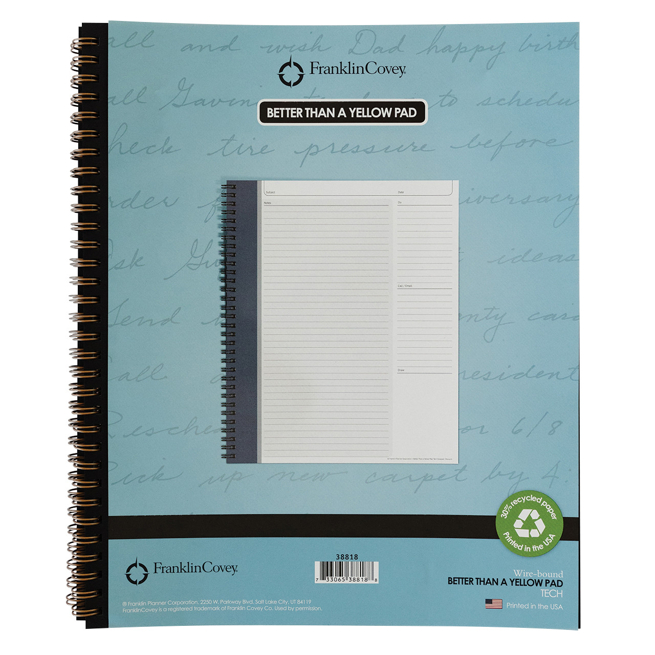 Better Than a Yellow Pad - Vertical Notes - Franklin Planner