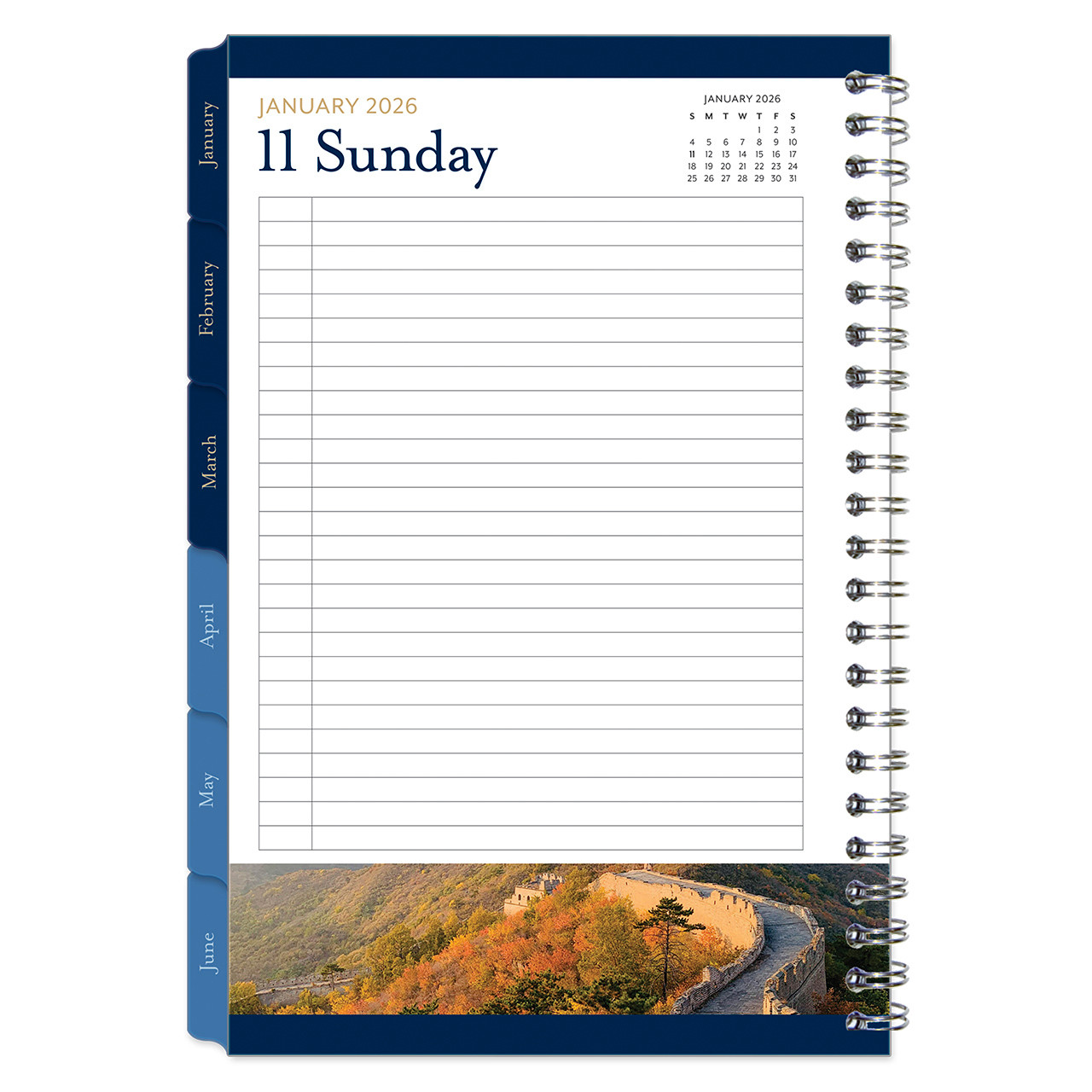 Leadership Six Month Wire-bound Planning Notebook - Franklin Planner