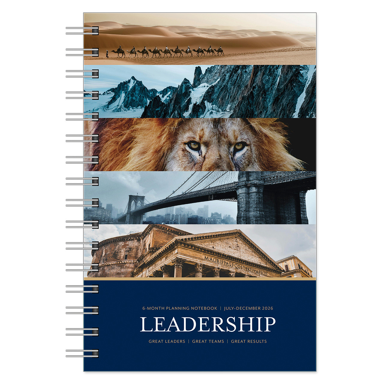 LEADERS NETWORK 2017 1/2 50LN 置物 Leadership Six Month Wire-bound Planning Notebook - Franklin Planner
