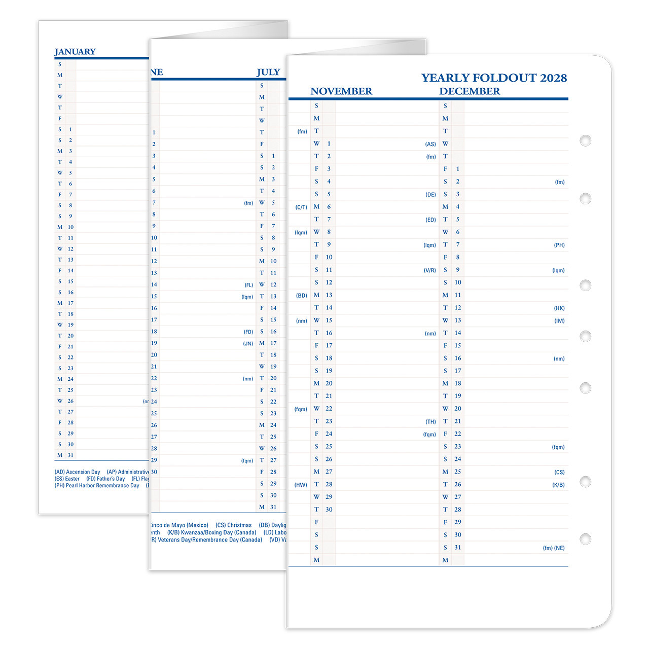 2026 Yearly Foldout Planner & Calendar | Franklin Planner