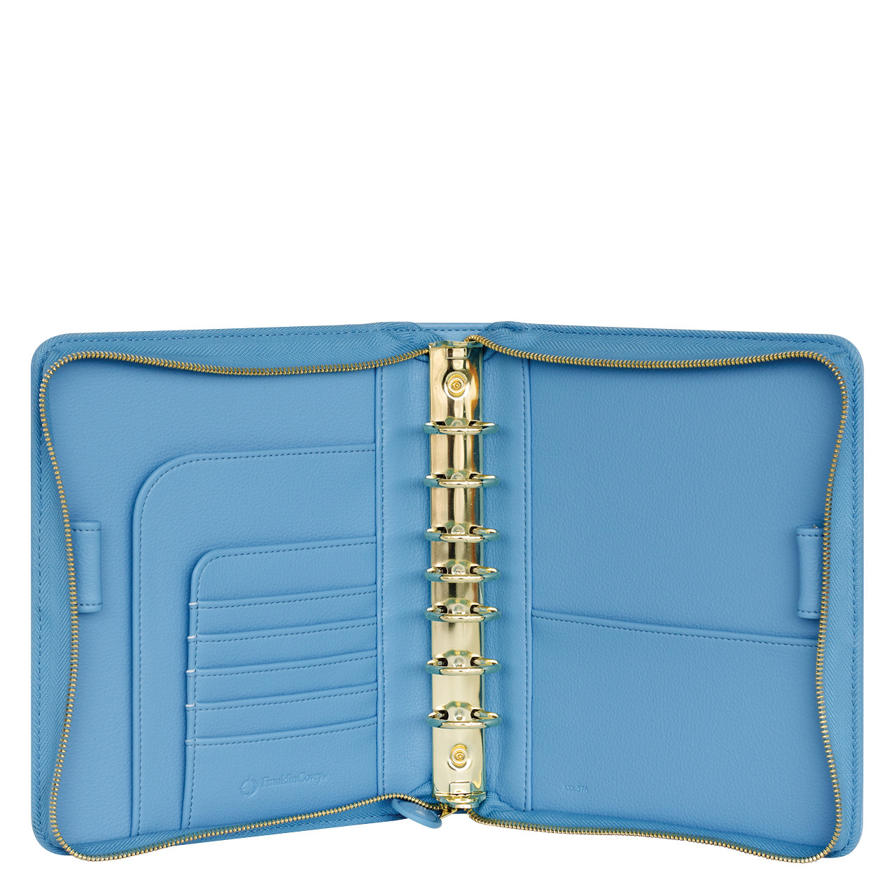 Thalia Simulated Leather Zipper Binder - Franklin Planner