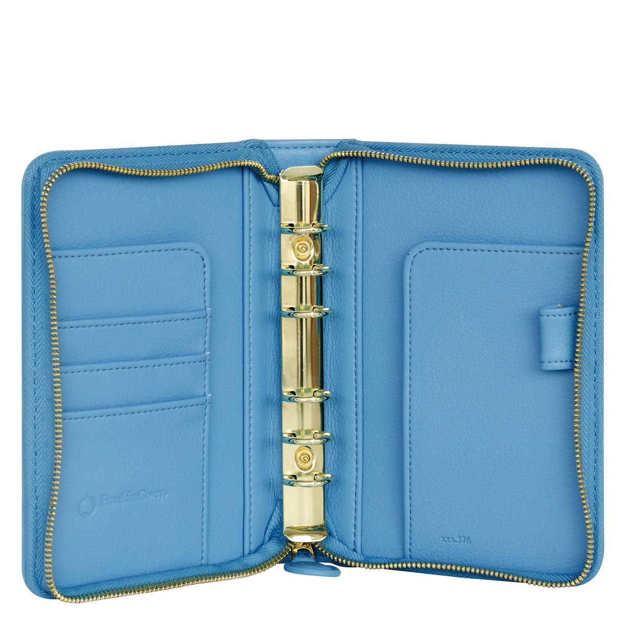 sim★ Thalia Simulated Leather Zipper Binder - Franklin Planner