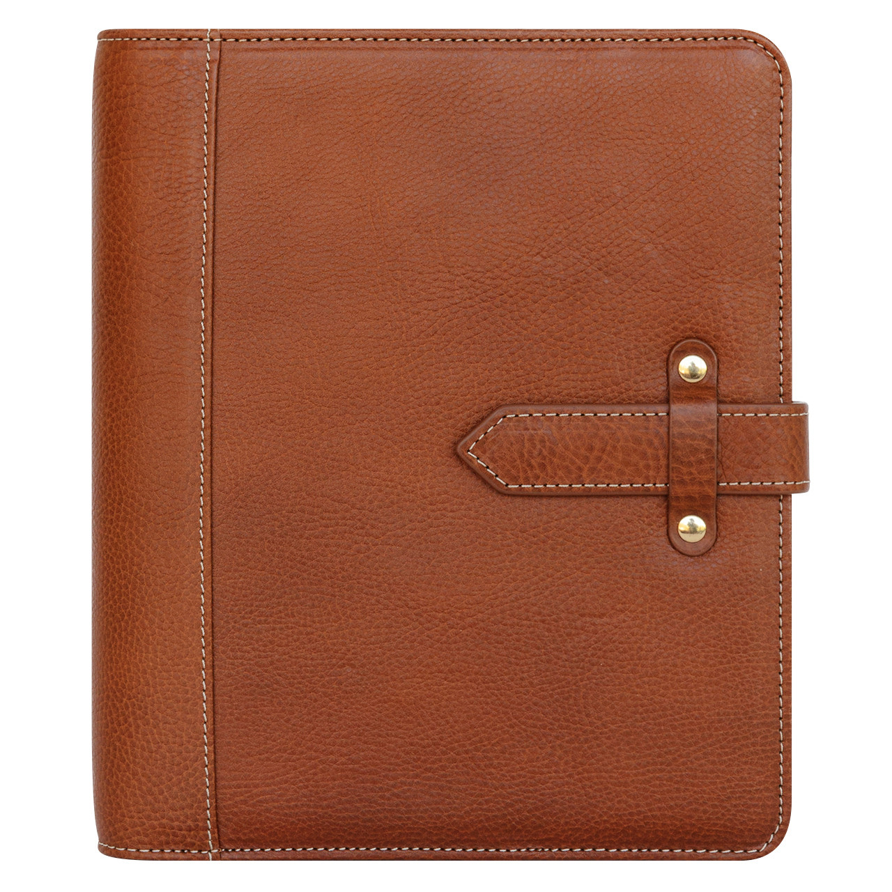 Vintage Aurora Leather Strap Binder - Franklin Planner