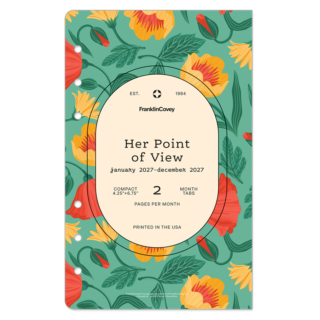 2026 Her Point of View Monthly Planner Tabs | Franklin Planner