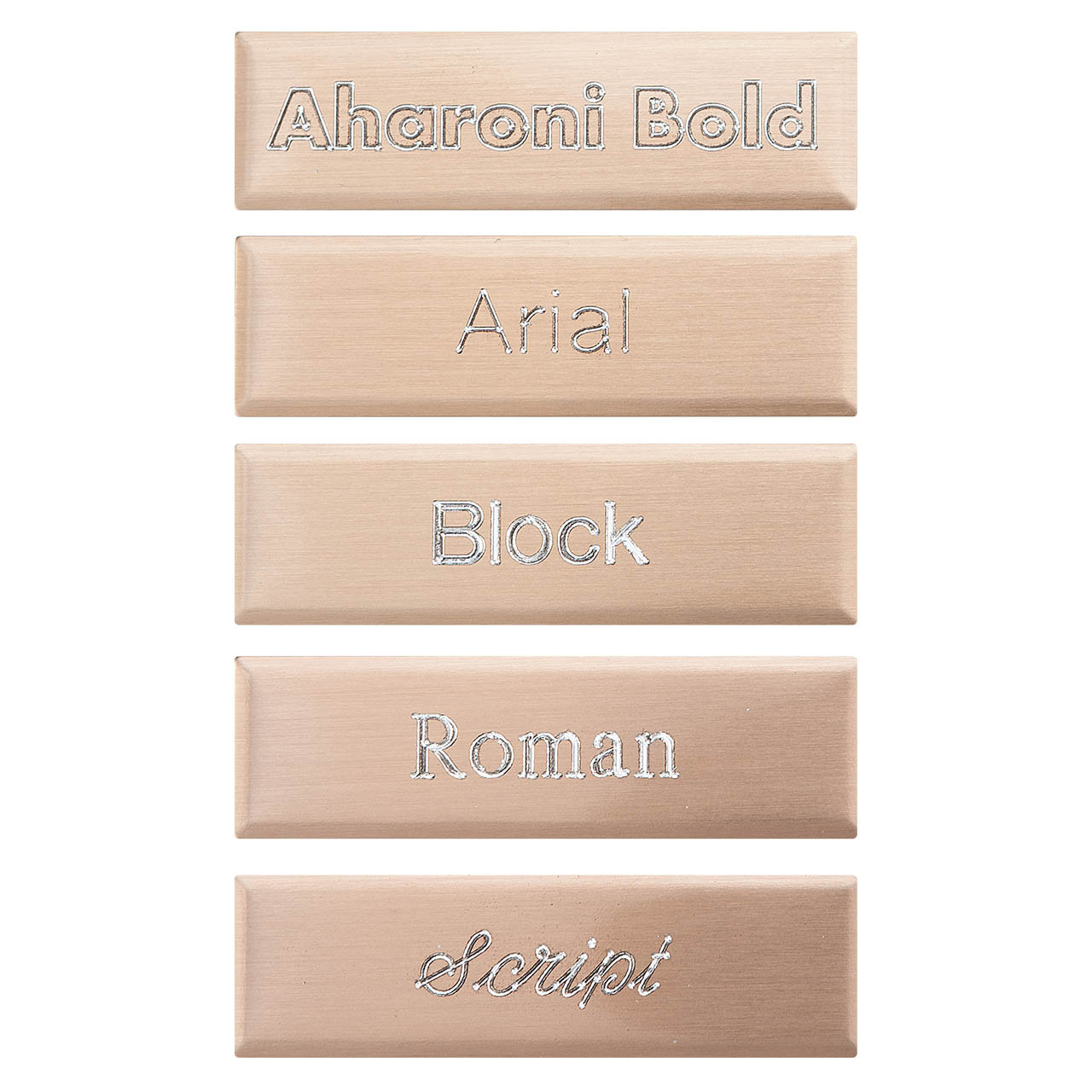 Rose Gold Nameplate - Franklin Planner