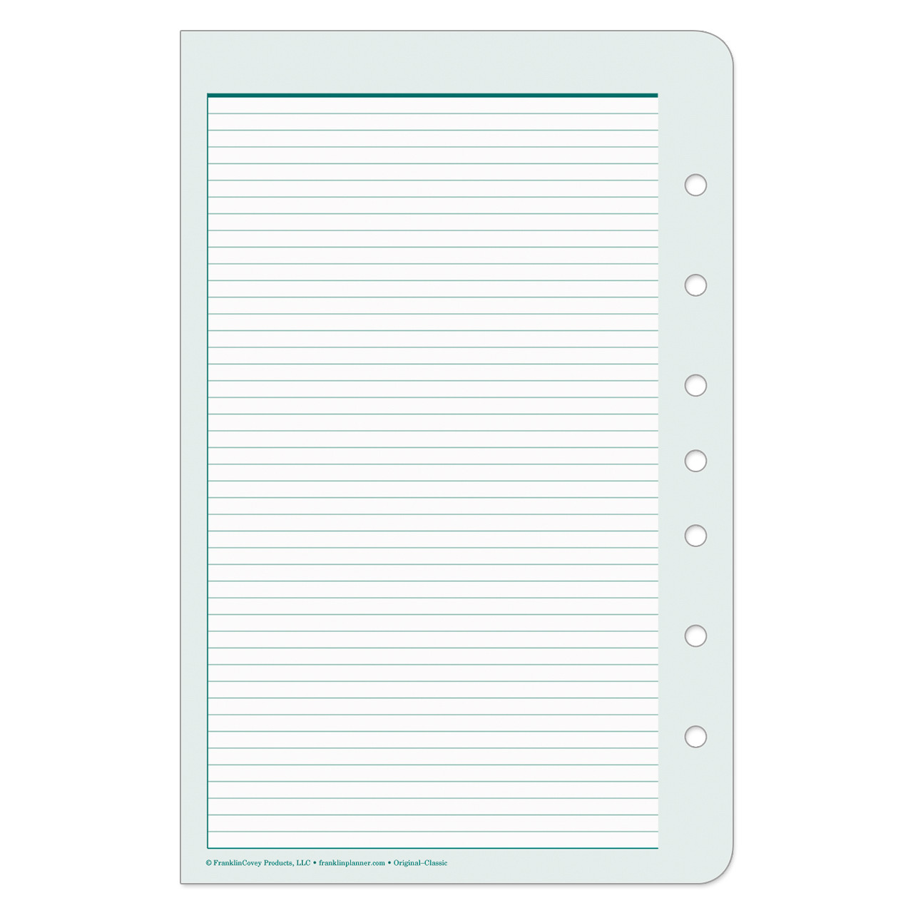 Original Lined Pages - Franklin Planner