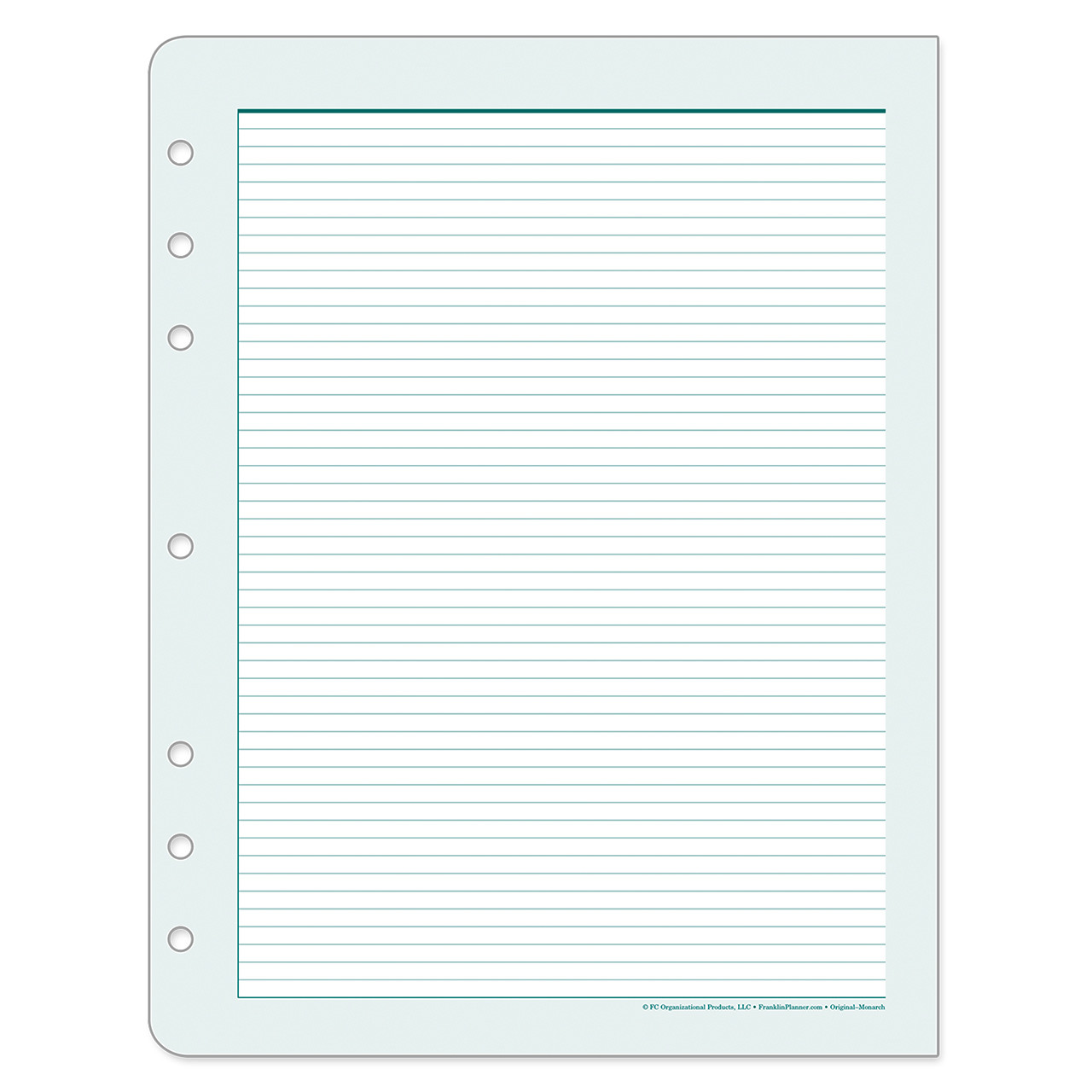 ゆりんページ Original Lined Pages - Franklin Planner