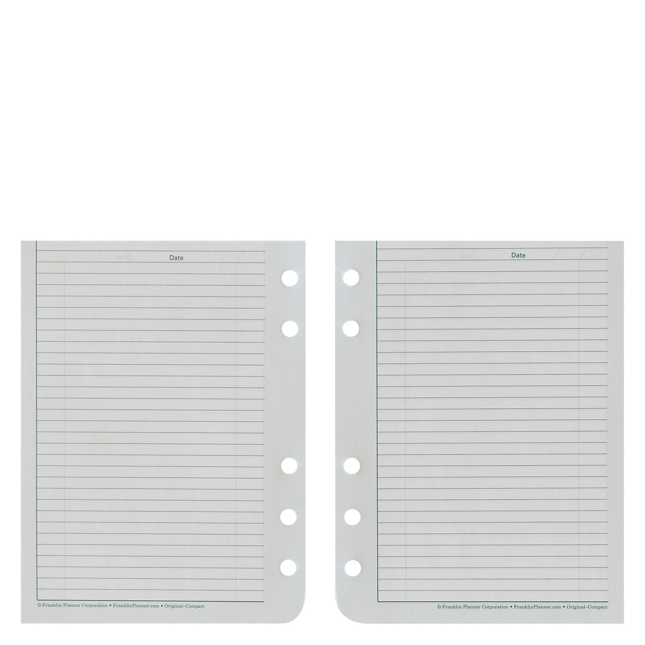 Original Cut-Away Daily Notes Pages - Franklin Planner
