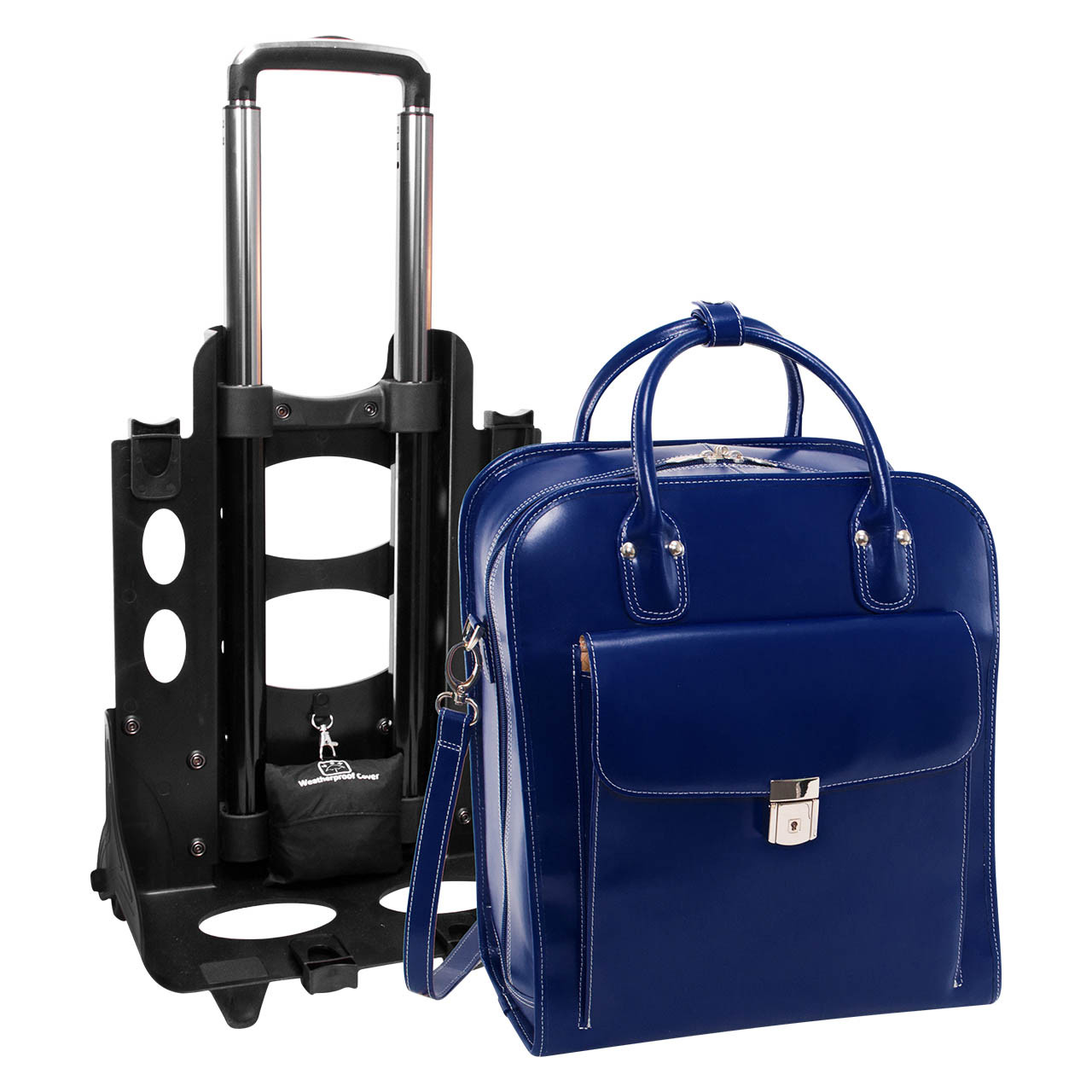 La Grange Vertical 2-in-1 Removable Wheeled Ladies' Briefcase