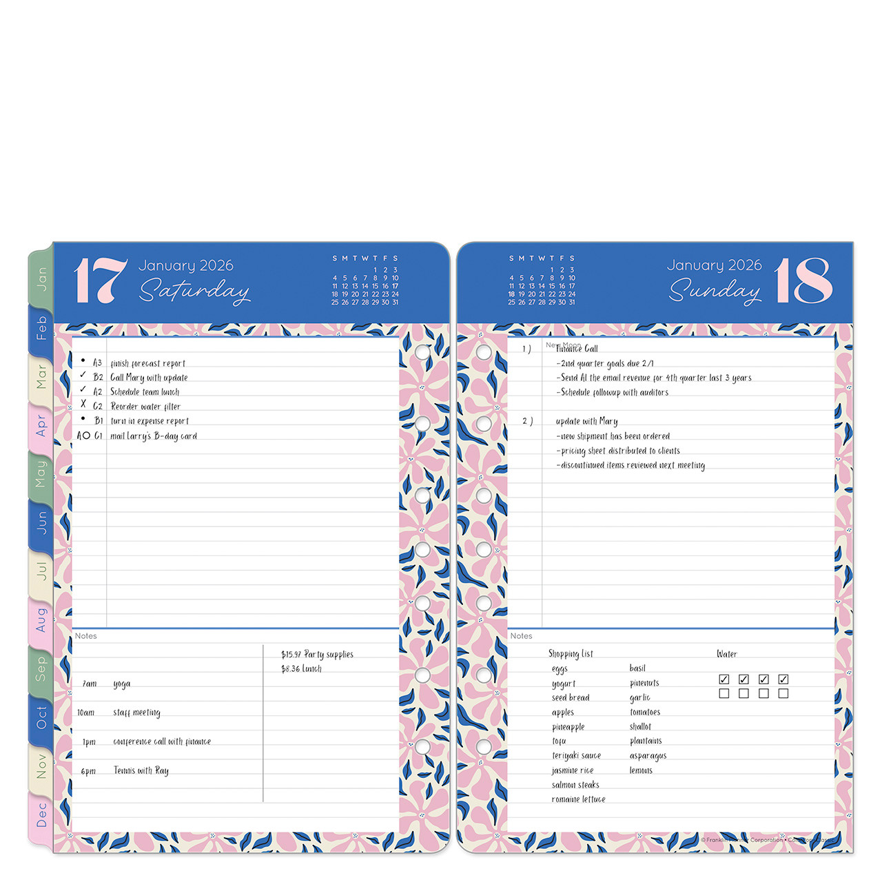 ColorPop One Page Per Day Ring-Bound Planner - Franklin Planner