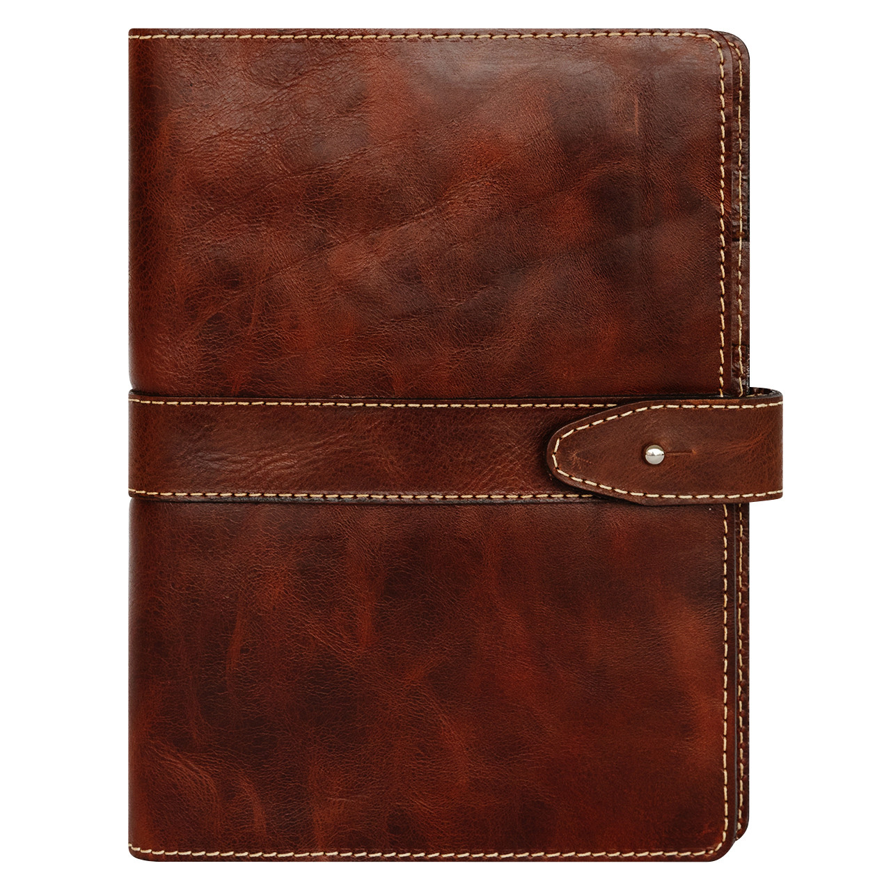 Torino Leather Snap Wire-bound Cover - Franklin Planner