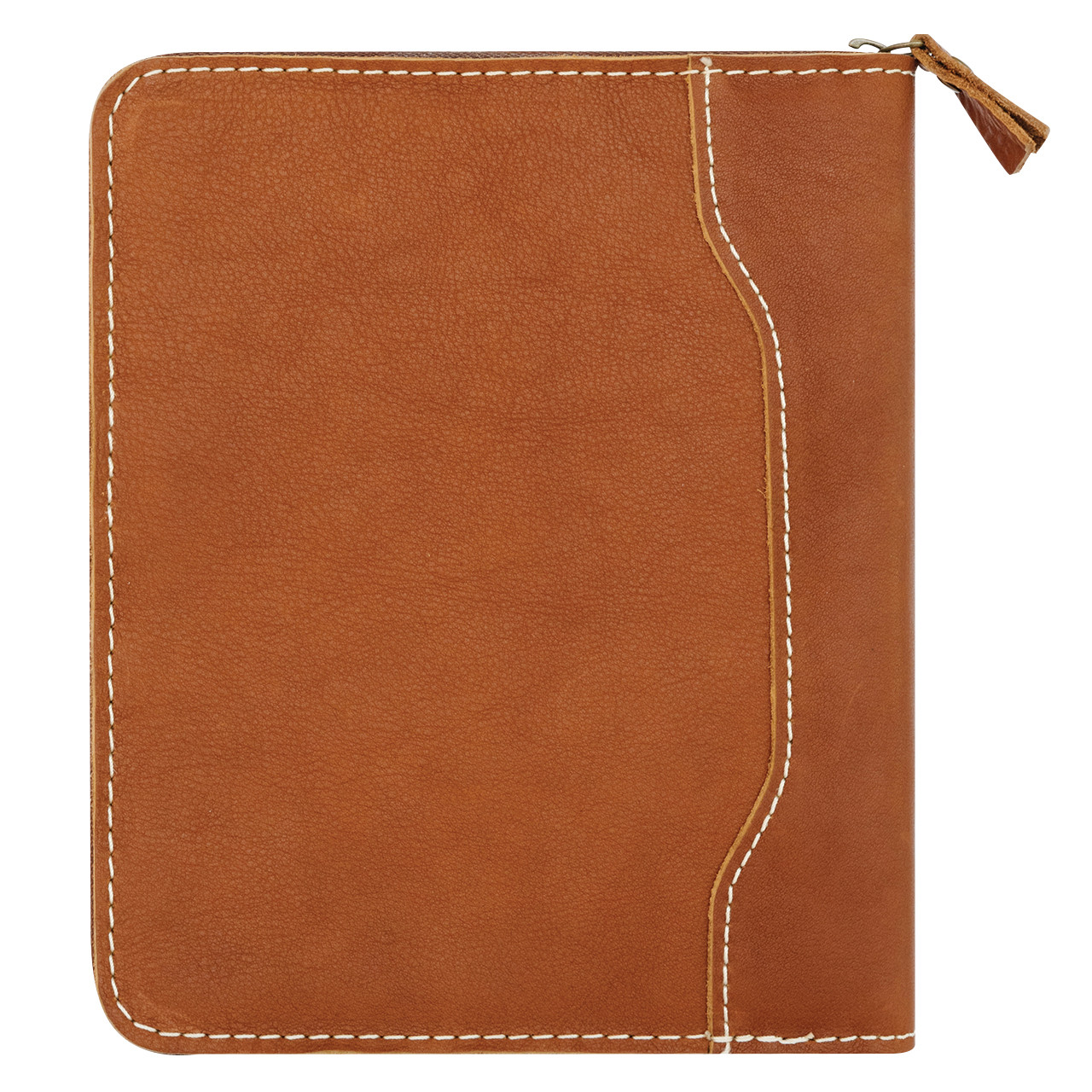 ★TOUT Y EST★ RIVET ZIPPER CASE BROWN FNSCW03BRF Colt Leather Zipper Binder - Franklin Planner