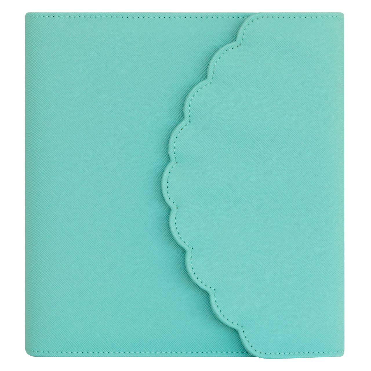 Luisa Simulated Leather Snap Binder