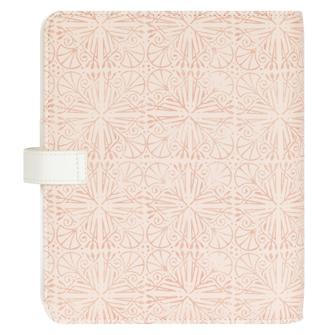 Lucia Simulated Leather Snap Binder