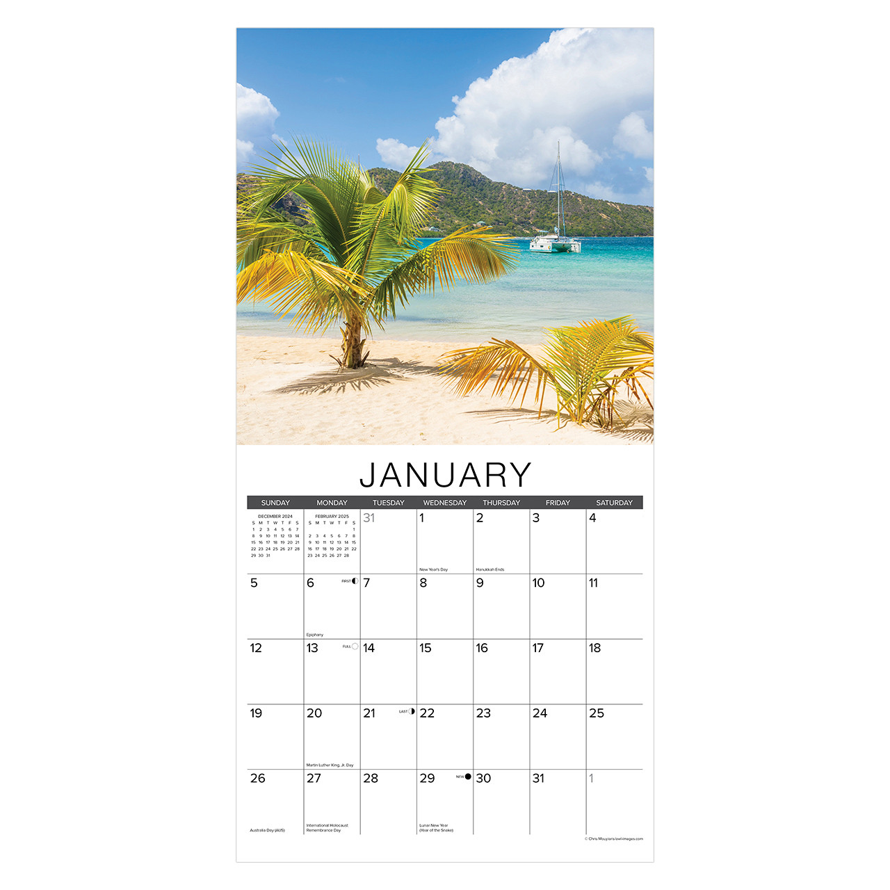 beaches-2025-wall-calendar