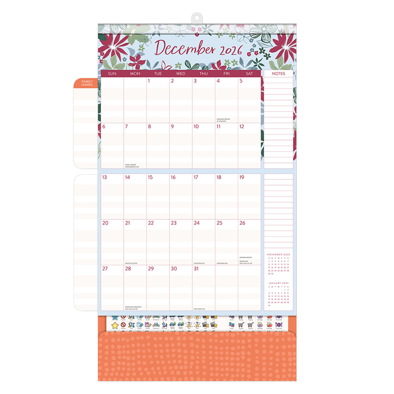 Wall Calendar: 2026 Do It All Wall Calendar | Franklin Planner