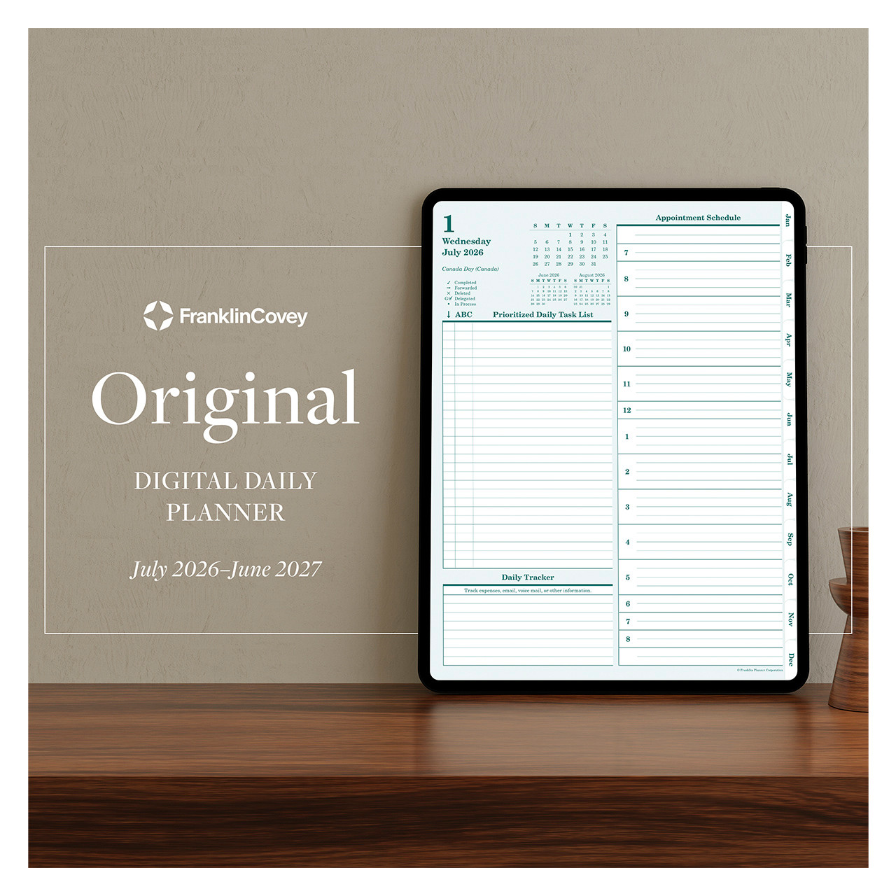 FranklinCovey コンパクト　スケジュール帳 Digital Original Daily Planner