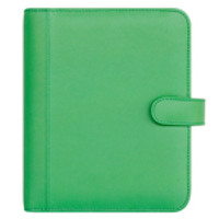 Franklincovey Binder-FranklinCovey Chevron Leather Snap Binder (Size: Classic | Color: Chicory Coffee )