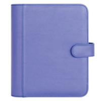 Franklincovey Binder-FranklinCovey Chevron Leather Snap Binder (Size: Classic | Color: Chicory Coffee )