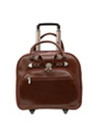 Lakewood Leather Fly-Through™ Wheeled Case - Franklin Planner