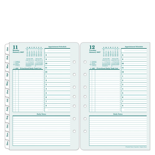Original One Page Per Day Ring-bound Planner