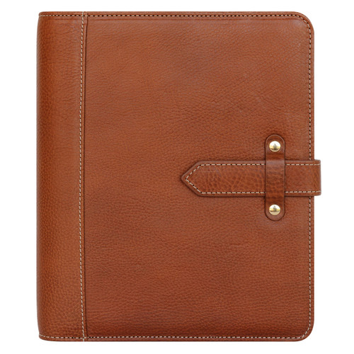 Vintage Aurora Leather Strap Binder