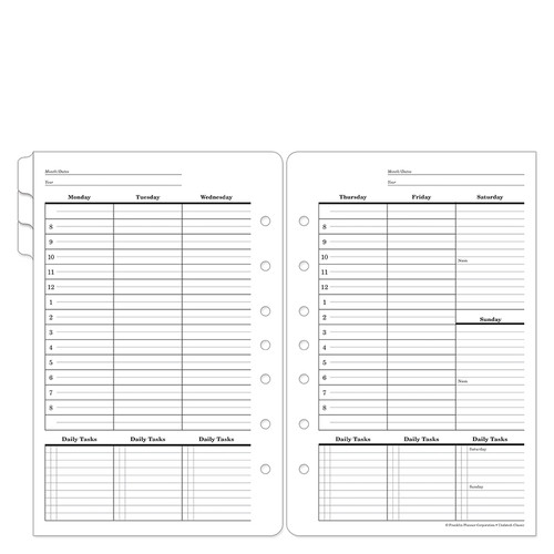 Undated Weekly Quarter Pack