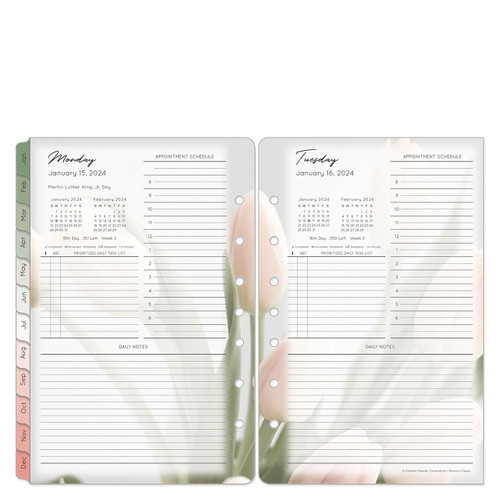Blooms One Page Per Day Ring-bound Planner