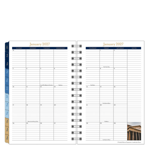 Leadership Monthly Wire-bound Planner
