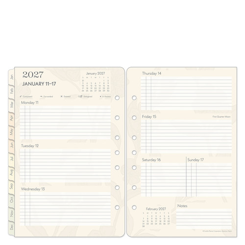 Serenity Weekly Ring-bound Planner