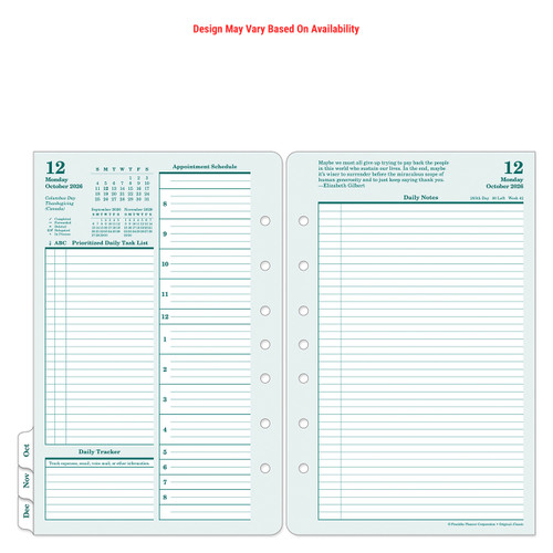 Two Page Per Day Quarter Pack