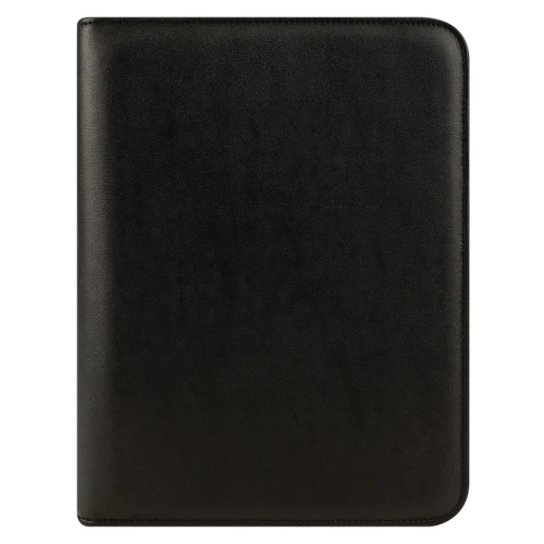 Simulated Leather Zipper Binder