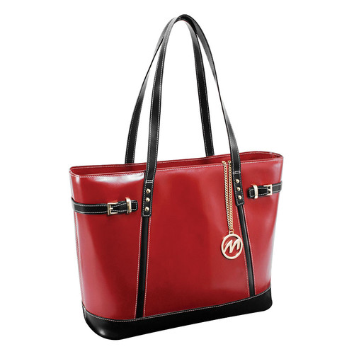 Franklin Covey, Bags, Franklin Covey Red Leather Ladies Laptopbriefcase