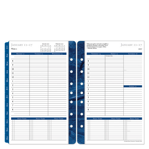 Monticello Weekly Ring-bound Planner