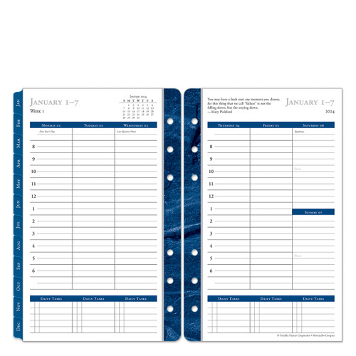 Monticello Weekly Ring-bound Planner