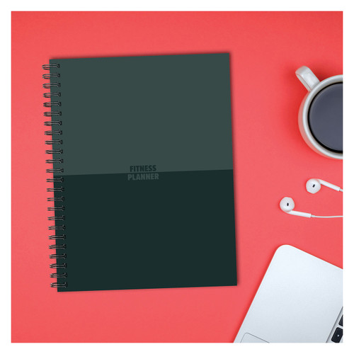Undated Monthly Fitness Planner 8.5X11