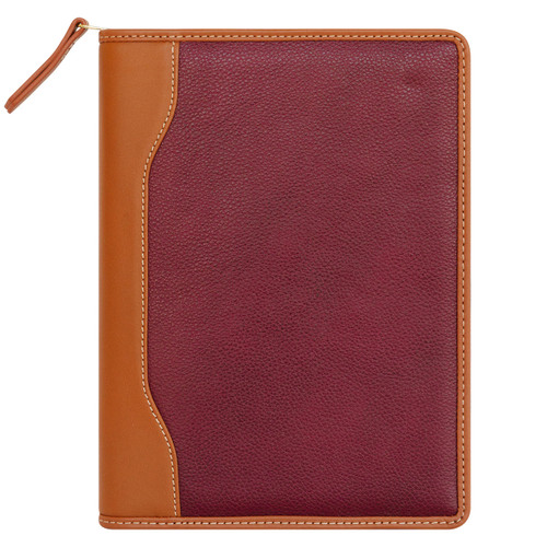 Jody Leather Zipper Wirebound Cover