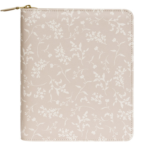 Elegant Daydream Planner Love Simulated Leather Zipper Binder