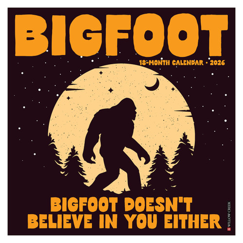 Bigfoot 2026 Wall Calendar