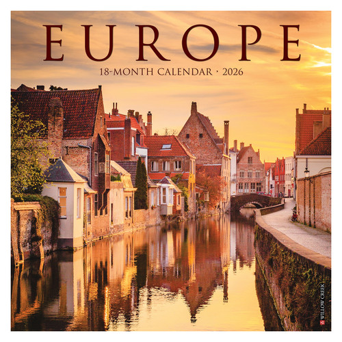 Europe 2026 Wall Calendar