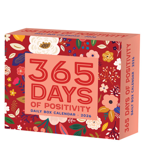 365 Days of Positivity 2026 Daily  Desk Box Calendar