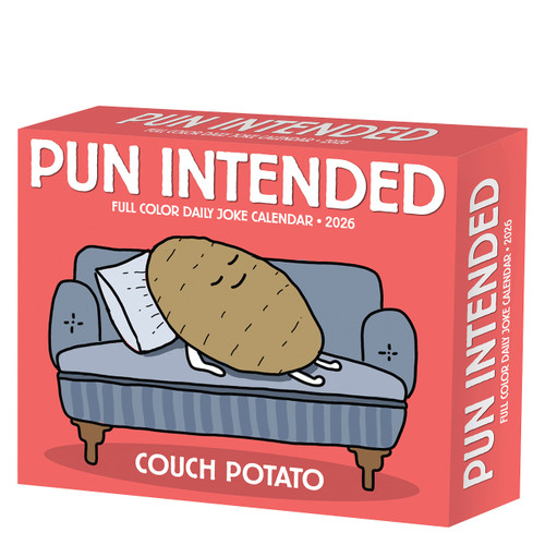 Pun Intended 2026 Daily Desktop Box Calendar