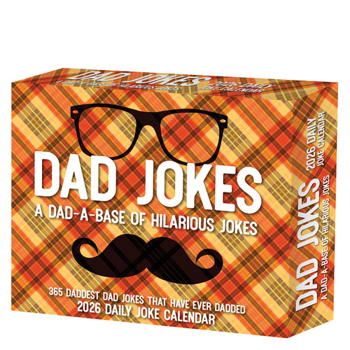 Dad Jokes are how eye roll 2026 Daily Calendar