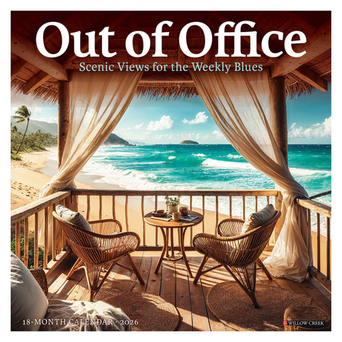 Out of Office: Scenic Views for the Weekly Blues 2026 Wall Calendar