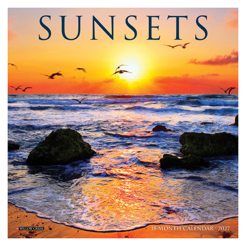 Sunsets 2027 Mini Wall Calendar