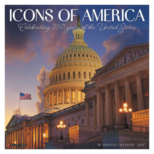 Icons of America 2027 Wall Calendar